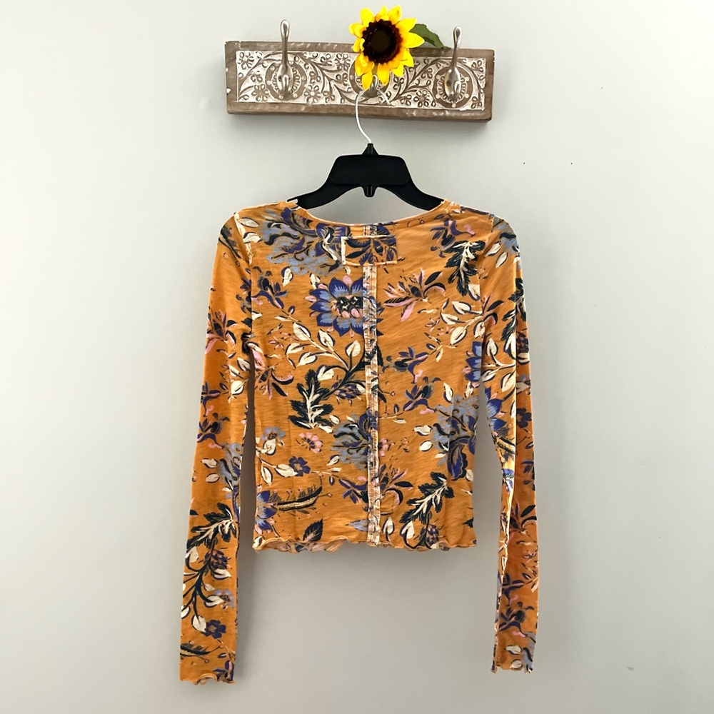 🚨🆕FINAL SALE PRICE🚨FREE PEOPLE DREAMED OF YOU TEE-HONEY COMBO - Picture 11 of 16